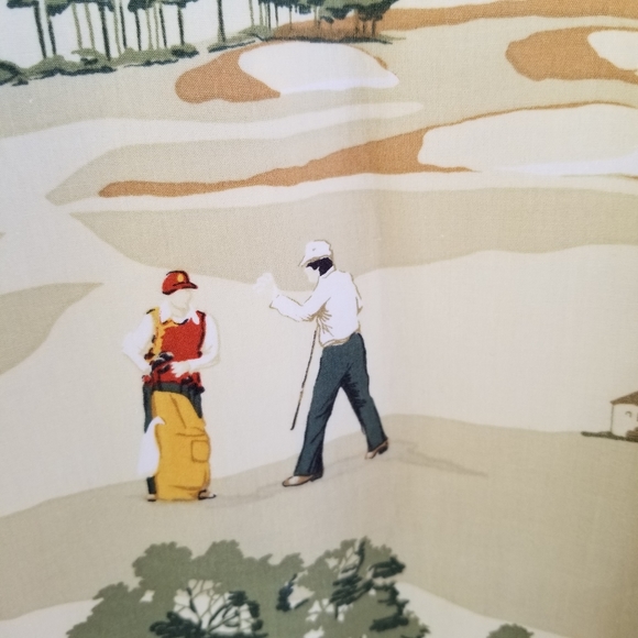 Campia Men’s Golf Print Shirt Short Sleeve Size Lg - Picture 9 of 11